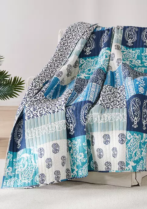 Brand new 😀 Levtex Home Chandra Quilted Throw 🔥 7 Brand new 😀 Levtex Home Chandra Quilted Throw 🔥 - Image 5