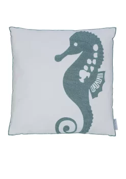 Budget 💯 Levtex Naples Seahorse Pillow ⌛ -Cheap Levtex Store Belk 2786