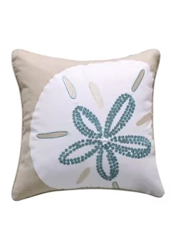Hot Sale 😍 Levtex Home Laida Beach Flower Pillow 👍 -Cheap Levtex Store Belk 2807