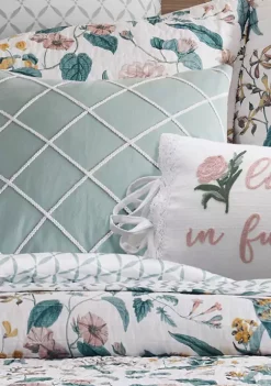 Cheapest ❤️ Levtex Home Verity Teal Rope Trim Appliqué Pillow 😉 -Cheap Levtex Store Belk 2843