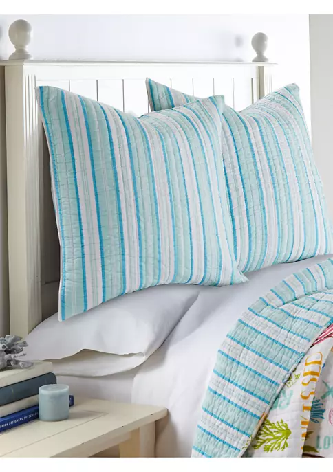 Brand new ๐ Levtex Beach Days Euro Shams Set of 2 ๐คฉ 4 Brand new ๐ Levtex Beach Days Euro Shams Set of 2 ๐คฉ - Image 2