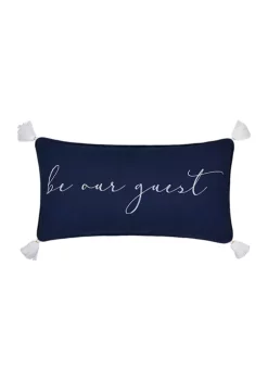 Best reviews of 😉 Levtex Home Linnea Blue Be Our Guest Pillow 🔥 -Cheap Levtex Store Belk 2917