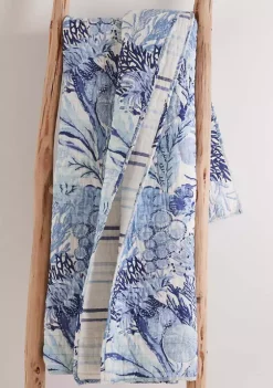 Deals 👏 Levtex Home Reef Dream Quilted Throw 🎁 -Cheap Levtex Store Belk 2933