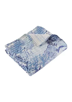 Deals 👏 Levtex Home Reef Dream Quilted Throw 🎁 -Cheap Levtex Store Belk 2934