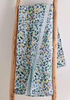 Discount 👍 Levtex Home Calico Blue Quilted Throw 😉 -Cheap Levtex Store Belk 2980