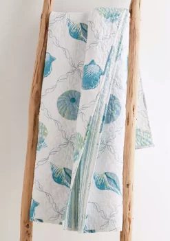 Wholesale 💯 Levtex Home Marine Dream Seaglass Quilted Throw 🌟 -Cheap Levtex Store Belk 2992