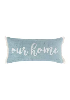 Coupon 🎉 Levtex Home Wentworth Our Home Pillow 🎁 -Cheap Levtex Store Belk 3022