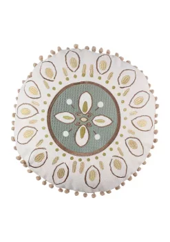 Cheapest 🧨 Levtex Home Cosima Round Tassel Pillow 🌟