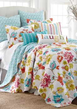 Promo 🔔 Levtex Home Kelsey Laugh Tassels Pillow ✔️ -Cheap Levtex Store Belk 3050