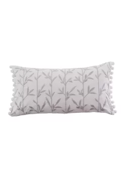 Outlet โค๏ธ Levtex Home Pippa Embroidered Leaves Pom Pillow ๐คฉ 9 Outlet โค๏ธ Levtex Home Pippa Embroidered Leaves Pom Pillow ๐คฉ -Cheap Levtex Store Belk 3060