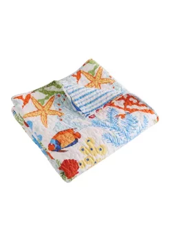 Promo 🧨 Levtex Home Portofino Quilted Throw 🎁 -Cheap Levtex Store Belk 3066