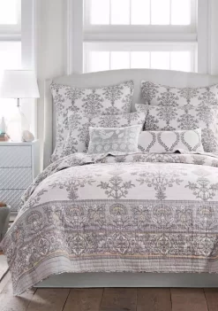 Buy 🔔 Levtex Home Filigree Gray Bird Pillow 👏 -Cheap Levtex Store Belk 3091