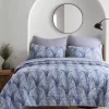 Deals 🧨 Levtex Home Wexford Blue Twin Quilt Set 🎁 -Cheap Levtex Store Belk 3093