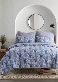Deals 🧨 Levtex Home Wexford Blue Twin Quilt Set 🎁 -Cheap Levtex Store Belk 3098