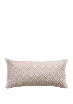 Discount 👏 Levtex Home Addie Cream Diamond Pillow ⭐