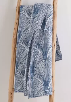 Promo ✔️ Levtex Home Wexford Blue  Quilted Throw  🌟 -Cheap Levtex Store Belk 3117