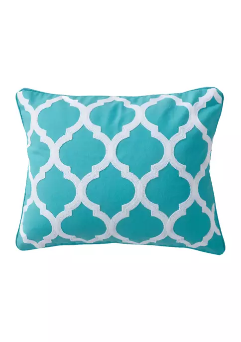 Cheap π Levtex Home Karolynna Teal Lattice Pillow π 3 Cheap π Levtex Home Karolynna Teal Lattice Pillow π