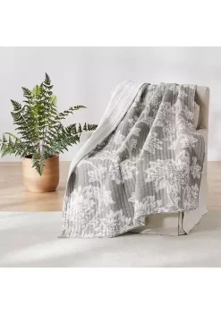 Deals 😍 Levtex Home Sanira Taupe Quilted Throw ✨ -Cheap Levtex Store Belk 3164