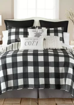 Best Sale 👍 Levtex Camden Black Quilt Set ❤️