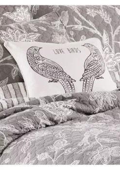Flash Sale 🥰 Levtex Tanzie Love Birds Pillow 🎁 -Cheap Levtex Store Belk 3219