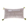 Brand new 🎁 Levtex Home Life is Better Lake with Tassels Pillow 🔥 -Cheap Levtex Store Belk 3231