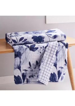 Cheapest 🧨 Levtex Home Riella Garden Quilted Throw 🛒 -Cheap Levtex Store Belk 3262