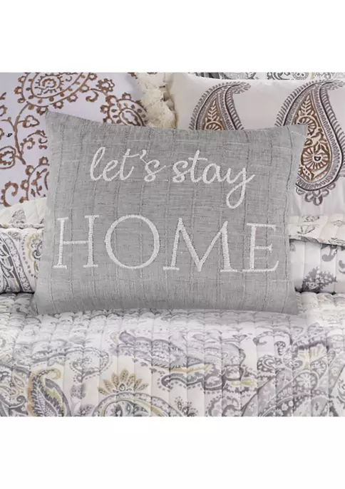 Flash Sale ⌛ Levtex Home Maribelle Let's Stay Home Pillow ⌛ 4 Flash Sale ⌛ Levtex Home Maribelle Let's Stay Home Pillow ⌛ - Image 2
