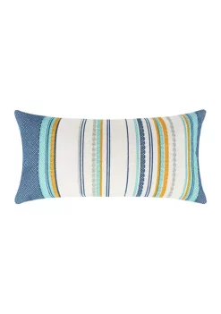 Best reviews of 🎁 Levtex Home Calico Blue Embroidered Stripe Pillow 🎉 -Cheap Levtex Store Belk 3292