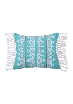 Cheap 😀 Levtex Deniza Embroidered Fringe Pillow 🌟