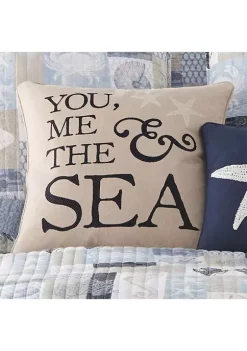 Coupon 🎉 Levtex Home Cerralvo You Me Sea Pillow 🔥 -Cheap Levtex Store Belk 3300