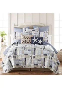 Coupon 🎉 Levtex Home Cerralvo You Me Sea Pillow 🔥 -Cheap Levtex Store Belk 3301