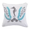 New 🔥 Levtex Home Nantucket 18in Seahorse Pillow ❤️ -Cheap Levtex Store Belk 3316