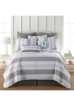 New 🔥 Levtex Home Nantucket 18in Seahorse Pillow ❤️ -Cheap Levtex Store Belk 3318