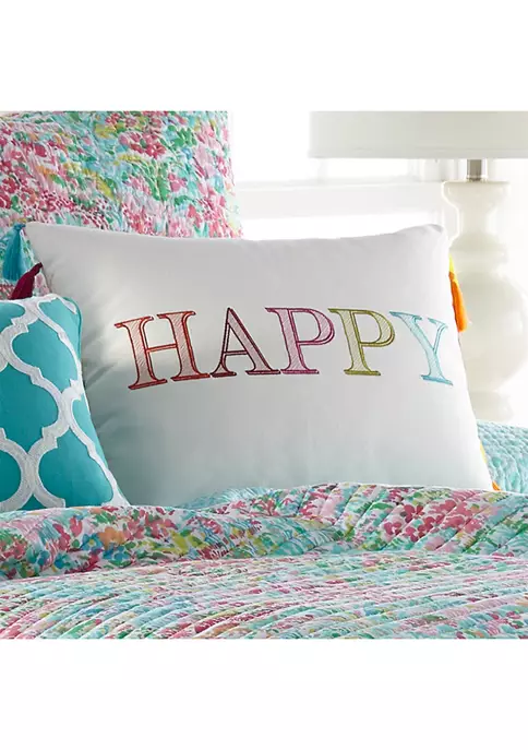 Budget ๐ Levtex Home Happy Pillow with Tassels ๐ 4 Budget ๐ Levtex Home Happy Pillow with Tassels ๐ - Image 2