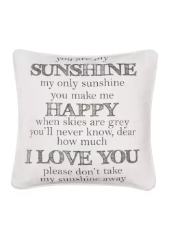 Brand new 🤩 Levtex Home You are my Sunshine word pillow ✔️