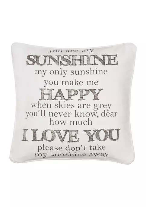 Brand new 🤩 Levtex Home You are my Sunshine word pillow ✔️ 3 Brand new 🤩 Levtex Home You are my Sunshine word pillow ✔️