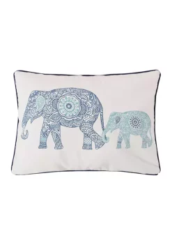 Promo 👍 Levtex Home Tania Elephants Pillow 😉