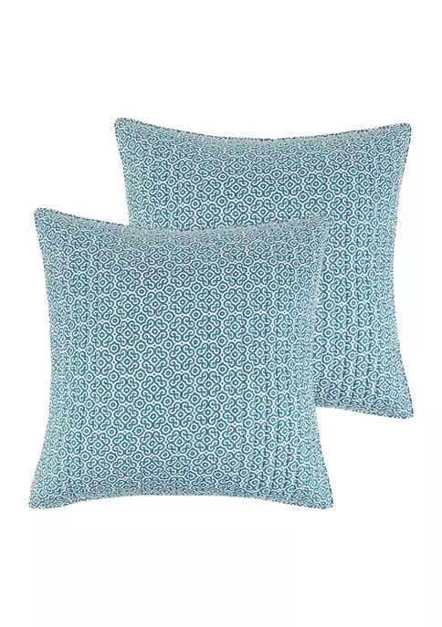 Brand new 😀 Levtex Home Wentworth Euro Sham - Set of 2 👏 3 Brand new 😀 Levtex Home Wentworth Euro Sham - Set of 2 👏