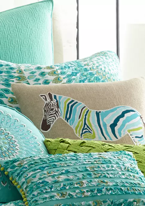 Cheapest ๐ Levtex Mirage Teal Zebra Pillow ๐ 4 Cheapest ๐ Levtex Mirage Teal Zebra Pillow ๐ - Image 2