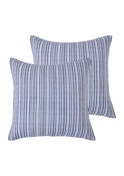 Cheapest 🎁 Levtex Avellino Blue Euro Sham Set of 2 👏 -Cheap Levtex Store Belk 3400