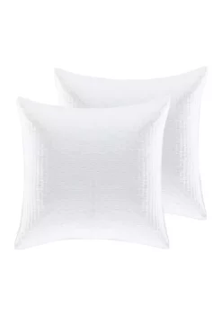 Discount 😉 Levtex Home Cross Stitch Bright White Euro Sham Set of 2 ✔️ 19 Discount 😉 Levtex Home Cross Stitch Bright White Euro Sham Set of 2 ✔️ -Cheap Levtex Store Belk 342
