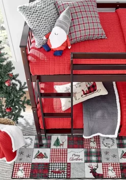 Best Pirce 💯 Levtex Home Mills Waffle Gnome Pillow 12" x 17" 💯 -Cheap Levtex Store Belk 3436