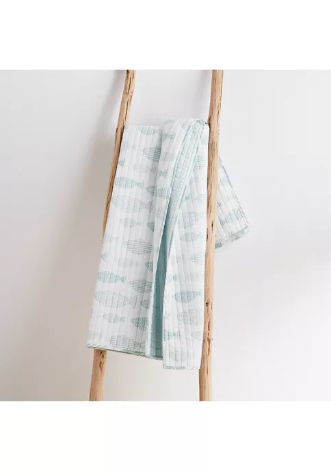 Brand new ๐ฏ Levtex Home Aqua Breeze Quilted Throw ๐ 5 Brand new ๐ฏ Levtex Home Aqua Breeze Quilted Throw ๐ - Image 3