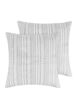Cheap 🎉 Levtex Home Bondi Stripe Quilted Euro Sham Set ⭐ -Cheap Levtex Store Belk 3465