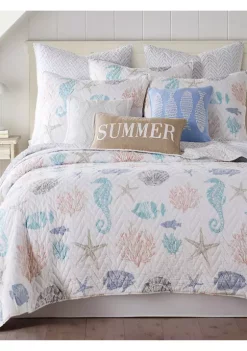 Outlet 😀 Levtex Blue Sea Euro Sham 2 Pack ❤️ -Cheap Levtex Store Belk 3518