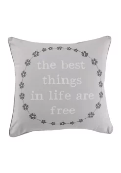 Best Sale 🤩 Levtex Home St. Claire Best Things Pillow 🛒 -Cheap Levtex Store Belk 3523