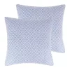 Cheap 💯 Levtex Home Wexford Blue Euro Sham Set of 2 🧨 -Cheap Levtex Store Belk 3548