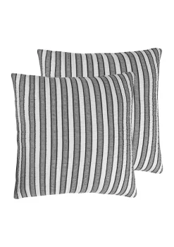 Cheap ⌛ Levtex Tanzie Black Euro Sham Set of 2 🤩 -Cheap Levtex Store Belk 3630