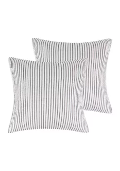 Buy 🥰 Levtex Home Tobago Stripe Charcoal Euro Sham Set of 2 👍 9 Buy 🥰 Levtex Home Tobago Stripe Charcoal Euro Sham Set of 2 👍 -Cheap Levtex Store Belk 3672