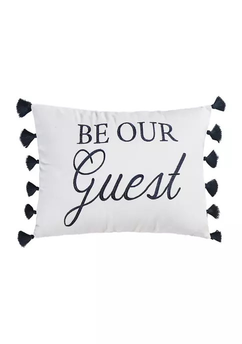 New ๐ Levtex Home Valentina Be Our Guest Pillow โค๏ธ 3 New ๐ Levtex Home Valentina Be Our Guest Pillow โค๏ธ